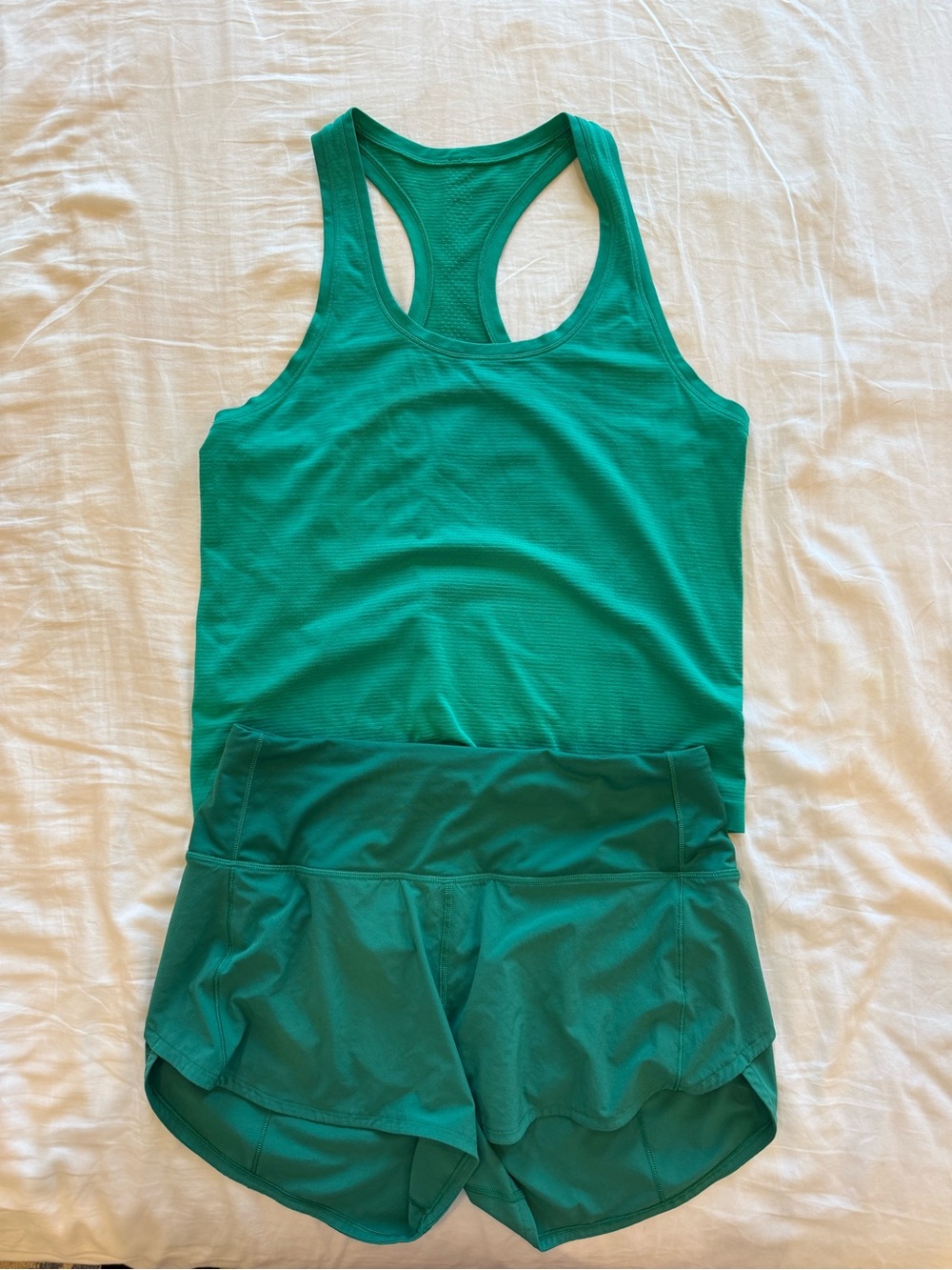 Lululemon Racerback Athletic Tank and Shorts Set